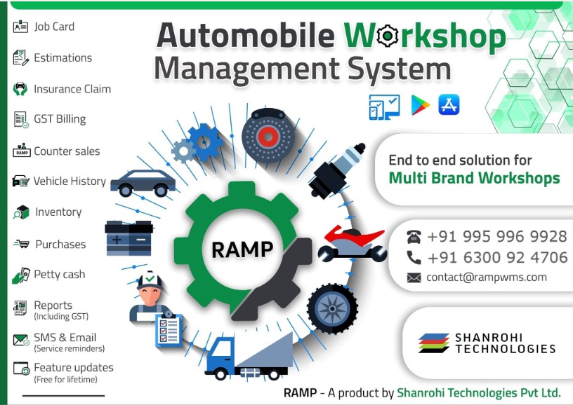 Simplify Auto Repair Invoicing with RAMP Ultimate Garage Management Software - Starting at €15