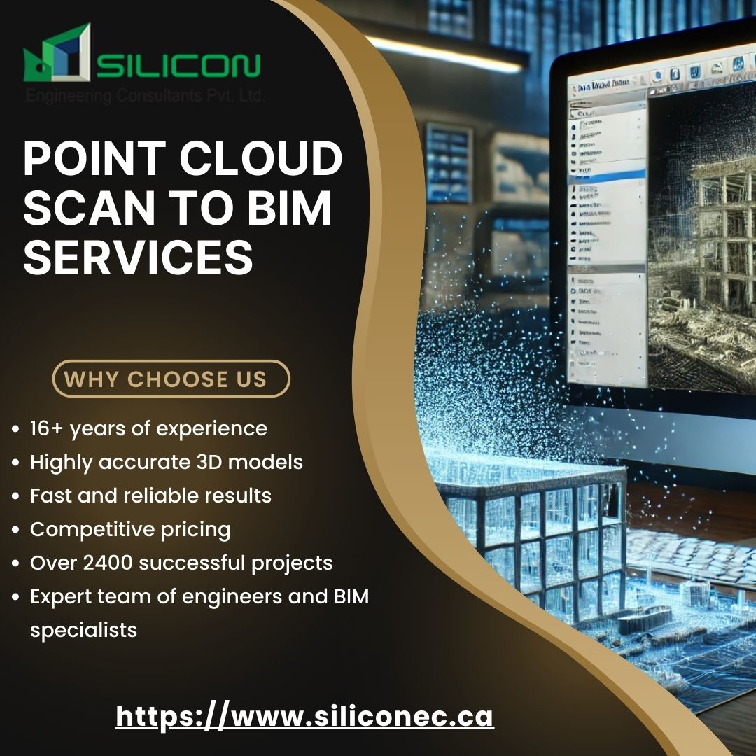 Top-Quality Point Cloud Scan to BIM Services In Canada