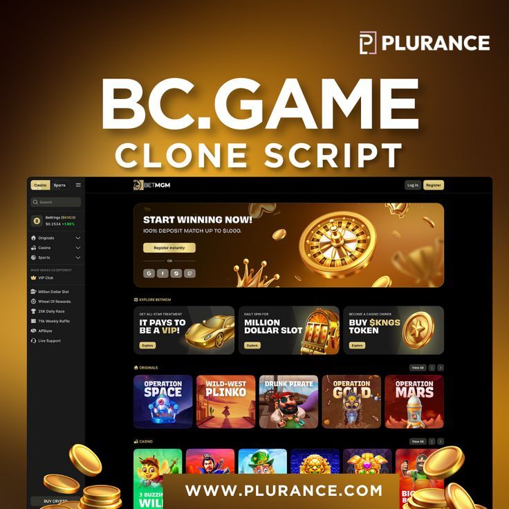 Become a Crypto Casino Mogul with Our White-label BC.Game Clone Software