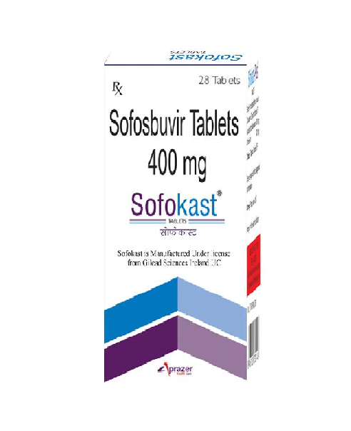 Buy Sofokast 400mg Tablet Online: Aprazer Healthcare