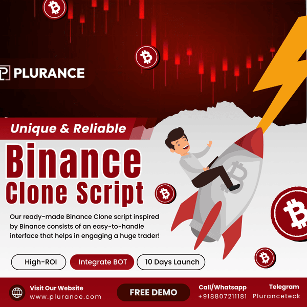 Launch Your Crypto Empire with Plurance's Binance Clone Script