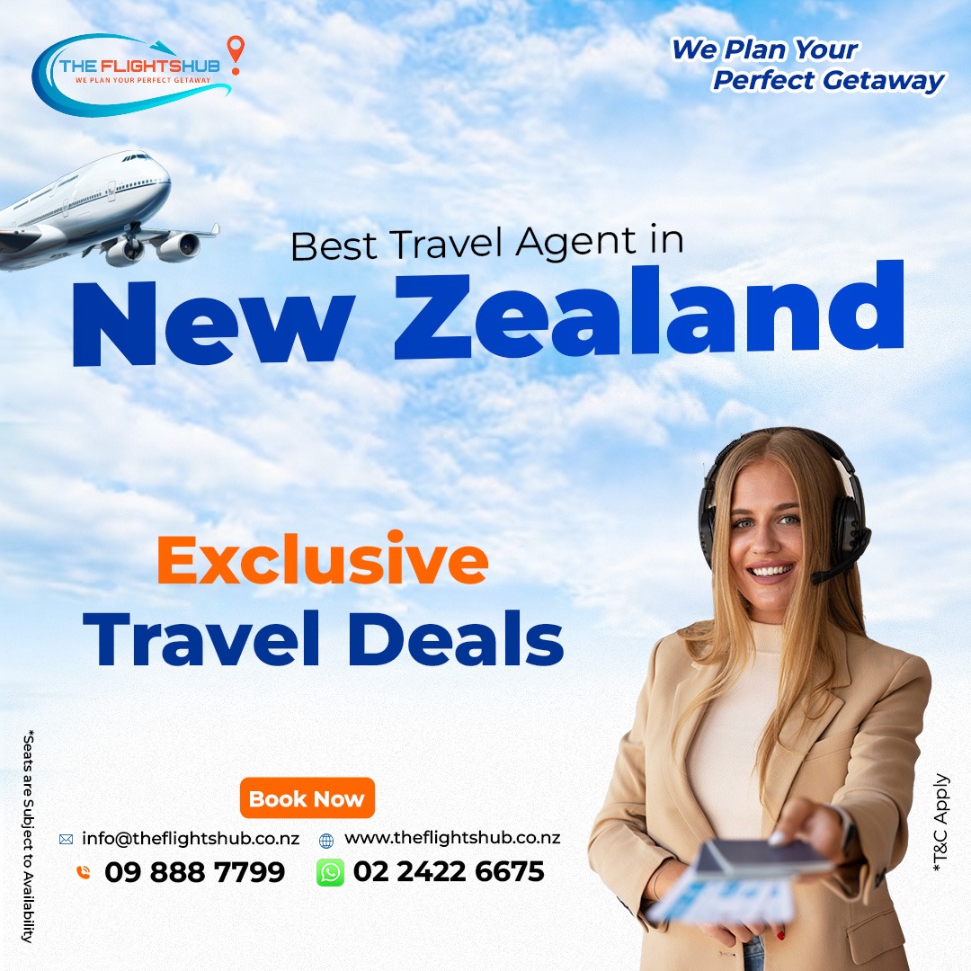 Best Travel Agent in New Zealand - The Flightshub New Zealand