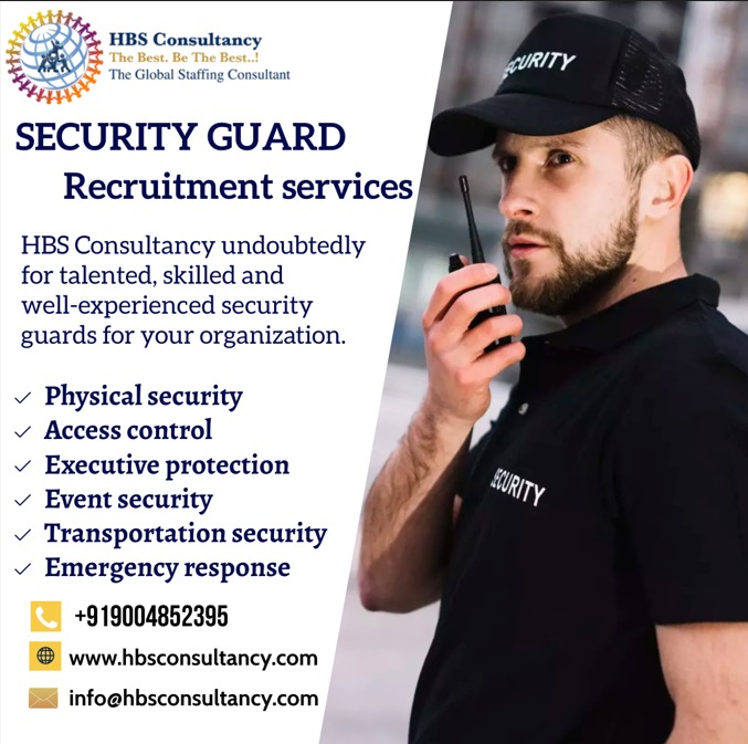 Security guard recruitment services