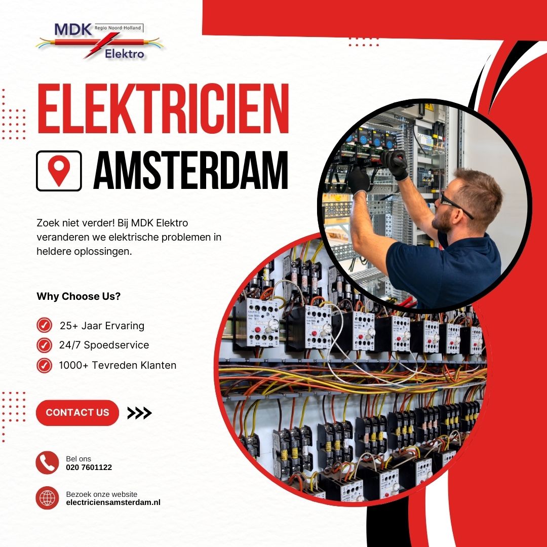 Elektricien in Amsterdam